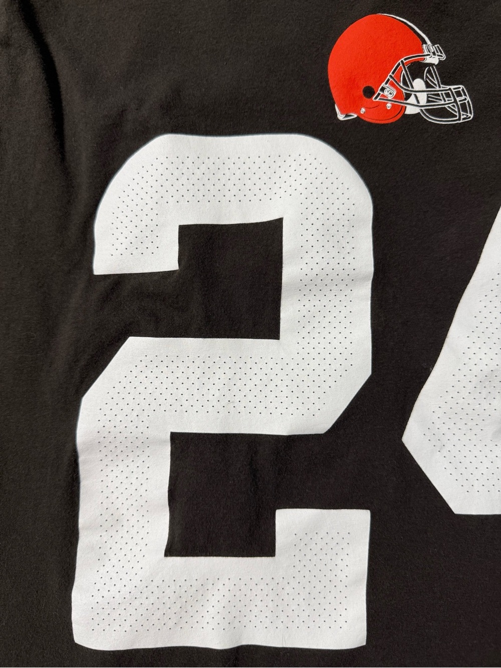 Cleveland Browns Nike Nick Chubb #24 Tshirt Large Brown NFL Tee Dawg Pound - Picture 3 of 9